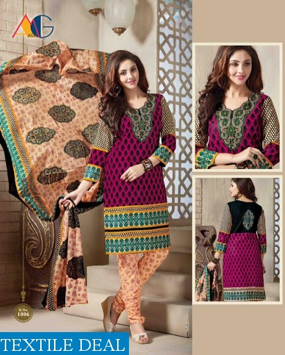 angel print cotton printed suits